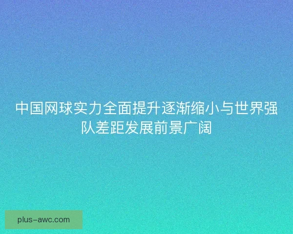 中国网球实力全面提升逐渐缩小与世界强队差距发展前景广阔
